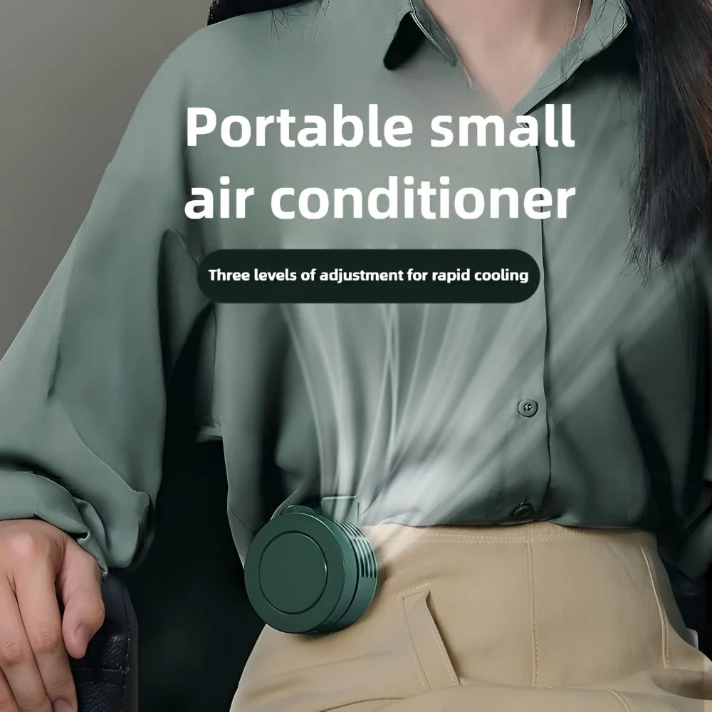 Portable Neck Fan Clip-On Fan Mini Rechargeable Hands-Free - Image 6